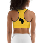 AFRICA By SooFire Sports bra (DEEP YELLOW) SIZE LARGE