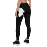 AFRICA By SooFire Leggings (Black & White)