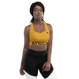 Longline AFRICA by SooFire (Palm Nut/Black) sports bra