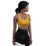 Longline AFRICA by SooFire (Palm Nut/Black) sports bra