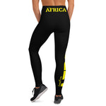 AFRICA by SooFire Yoga Leggings (Yellow/Black) w/pockets