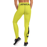 AFRICA by SooFire Yoga Leggings (Neon/Black) w/pockets