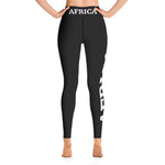 AFRICA by SooFire Yoga Leggings (Black/White) w/pocket