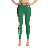 AFRICA by SooFire Yoga Leggings (Naija Green) w/pockets