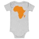 Baby #AFRICA One Piece T-Shirt (ORANGE)