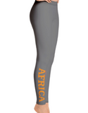 AFRICA By SooFire Leggings Style 2 (Grey/Orange)
