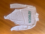 White & Green “AFRICA” Bodysuit