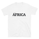 AFRICA By SooFire Short-Sleeve Unisex T-Shirt (White & Black)