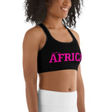 New AFRICA by SooFire Sports bra (Fuschia/Black)