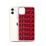 AFRICA Red iPhone Case