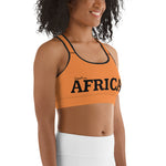 AFRICA By SooFire Sports bra  (ORANGE)