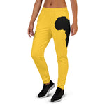 Women's AFRICA Joggers (Black/Yellow)