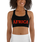 New AFRICA by SooFire Sports bra (Red/Black)