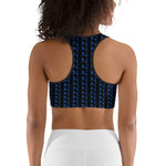AFRICA By SooFire Sports bra Style 2 (BLUE)
