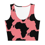 AFRICA Sublimation Cut & Sew Crop Top (PINK)