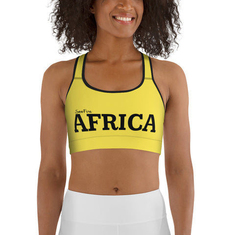 AFRICA By SooFire Sports bra (YELLOW)