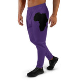Men's AFRICA Joggers (Black/Purple)