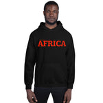 AFRICA by SooFire Unisex (Red/Black) (Red/Navy) Hoodie