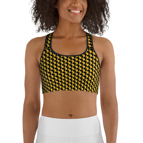 AFRICA By SooFire Sports bra Style 2 (YELLOW)