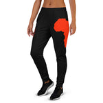 Women's AFRICA Joggers (Red/Black)