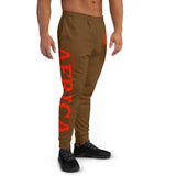 Men's AFRICA Joggers (Red/Brown)