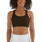 AFRICA By SooFire Sports bra Style 2 (BROWN)