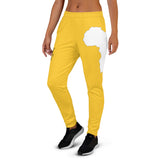 Women's AFRICA Joggers (White/Yellow)