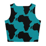 AFRICA Sublimation Cut & Sew Crop Top (TORQ)