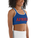 AFRICA By SooFire Sports bra (Red / Blue)