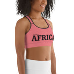 AFRICA By SooFire Sports bra  (PINK)