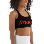 New AFRICA by SooFire Sports bra (Red/Black)