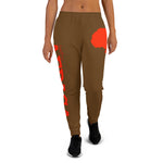 Women's AFRICA Joggers (Red/Brown)