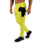 Men's AFRICA Joggers (Black/Neon Yellow)