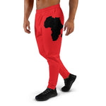 Men's AFRICA Joggers (Black/Red)