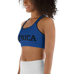 AFRICA By SooFire Sports bra (BLUE)