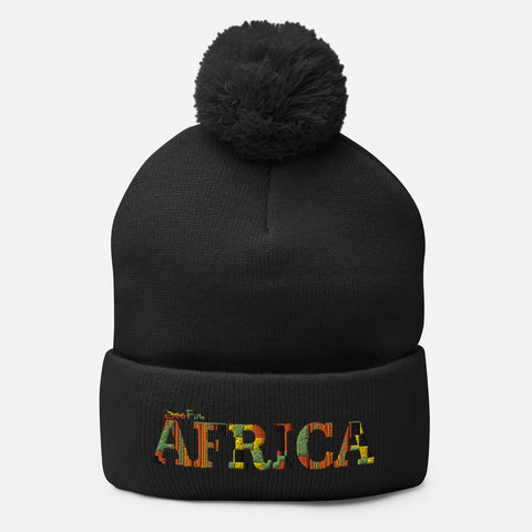 Pom Pom AFRICA Knit Cap | KENTE