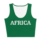AFRICA Sublimation Cut & Sew Crop Top Style 2 (GEEN)
