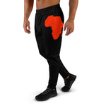 Men's AFRICA Joggers (Black/ Red)