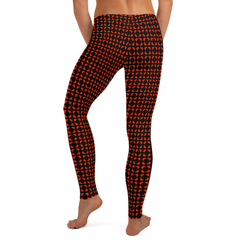 New AFRICA *New Design Continent Leggings (Red/Black)